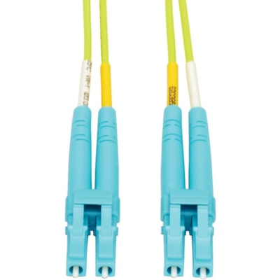 Tripp Lite series N820-03M-OM5 Fiber Optic Duplex Patch Network Cable - 10 ft (3.05 m) Fiber Optic Network Cable for Network Device - First End: 2 x LC Network - Male - Second End: 2 x LC Network - Male - 100 Gbit/s - Patch Cable - 50/125 µm - Lime Green 5 LC LC 50 100GB 3M 
