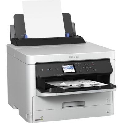 Imprimante à jet d'encre WorkForce Pro WF-M5299 Bureau - Monochrome Epson - 24 ppm Mono - 4800 x 1200 dpi Impression - Automatique Recto/Verso - 250 Feuilles Entrée - Ethernet - Réseau sans-fil - Impression papier ordinaire - USB  