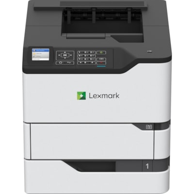 Lexmark MS820 MS821dn Desktop Laser Printer - Monochrome - 55 ppm Mono - 1200 x 1200 dpi Print - Automatic Duplex Print - 650 Sheets Input - Ethernet - 250000 Pages Duty Cycle - Plain Paper Print - USB IPRNT 