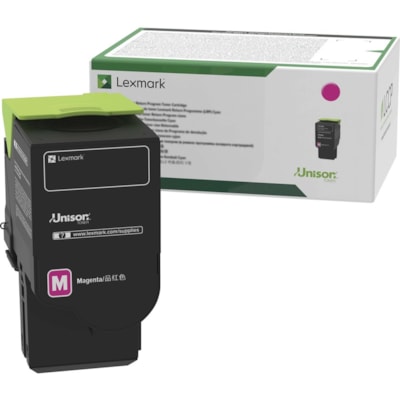Lexmark Unison Original Standard Yield Laser Toner Cartridge - Magenta - 1 Each - 1000 Pages RETURN PROGRAM CARTRIDGE 1000 PG YIELD