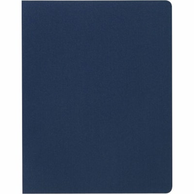 Swingline GBC - Dos de fichier 1346525730A - hauteur de 11,3 po (287 mm) x largeur de 8,8 po (223,5 mm) x profondeur de 0,4 po (10,2 mm) x épaisseur de 13,5 mil (0,34 mm) - Pour format lettre 8 1/2 po (215,90 mm) x 11 po (279,40 mm) Feuilles - Marine - Plastique - 25 Pièce EN POLY BLEU  EMB. DE 25 8 3/4 PO X 11 1/4 PO