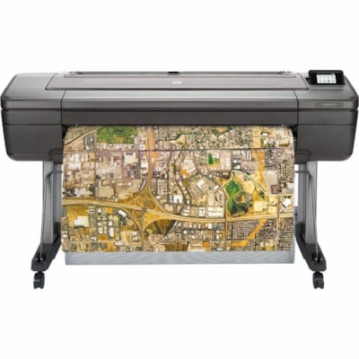 HP DesignJet HD Pro Z6 PostScript Imprimante grand format à jet d'encre - 44 po (1117,60 mm) Largeur d'impression - Couleur - 6 Couleur(s) - 866 pi²/h (80,45 m²/h) Vitesse de couleur - 2400 x 1200 dpi - USB - Ethernet - Papier, Papier en rouleau, Massicot - Position au sol support&eac  PLOT 