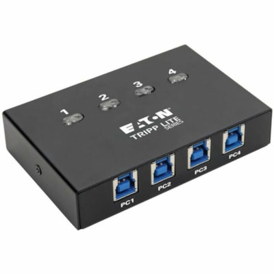 Tripp Lite series 4-Port USB 3.0 Peripheral Sharing Switch - SuperSpeed - USB - External - 4 USB Port(s) - 4 USB 3.0 Port(s) al Sharing Switch SuperSpeed 