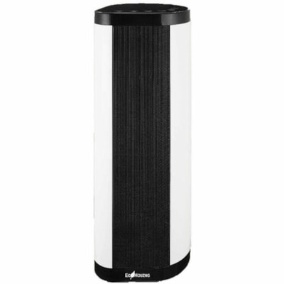Ecohouzng Swing Ceramic Tower Heater with Fan - Ceramic - 900 W to 1.50 kW - 2 x Heat Settings - Timer - 160 Sq. ft. (14864486.40 mm²) Coverage Area - Indoor, Living Room, Bedroom, Office, Garage, Room - Tower - Black, White c Fan Heater with Remote 