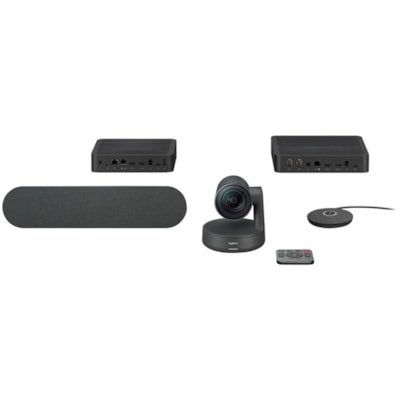 Logitech Rally Ultra-HD ConferenceCam - 3840 x 2160 Video (Live) - 4K UHD - NTSC - 60 fps - 1 x Network (RJ-45) - USB - Gigabit Ethernet - External Microphone(s) - Desktop  