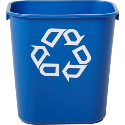 Rubbermaid Commercial - Poubelle de recyclage pour le bureau - 26,50 L Capacité - Résistant aux ébréchures, Résistant à la rouille, Résistant aux encoches, Facile à laver - hauteur de 20 po (508 mm) x largeur de 11,3 po (285,75 mm) x profondeur de  LRG 10G/39L 