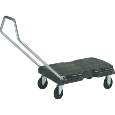 Rubbermaid - Chariot à 3 positions - Porte accordéon Poignée - 399,92 lb (181400 g) Capacité - 5 po (127 mm) Taille de roulette - Polyéthylène - longueur de 32,5 po (826 mm) x largeur de 20,5 po (521 mm) - Gris - 1 chaque AVEC POIGNEE RABATTABLE 