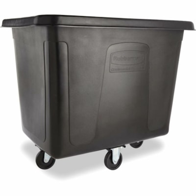 Rubbermaid Commercial - Chariot cubique - 500 lb (226796,19 g) Capacité - Plastique - Frame Métal - Noir - 1 / Étui NOIR 