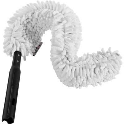 Rubbermaid Executive Series Hygen Quick Connect Flexi Wand, With Microfiber Dusting Sleev - 28.40" (721.36 mm) Overall Length - White HI-PILE 