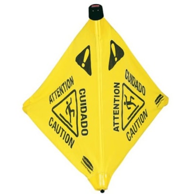 Rubbermaid Commercial Safety Cone - 12 OW  ''CAUTION'' IMPRINT/ WET F LOOR SYMBOL