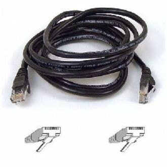 Belkin CAT5e Patch Cable - 500 ft (152.40 m) Category 5e Network Cable - Patch Cable - Black LE 4PR;500 BLACK 