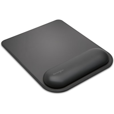 Kensington ErgoSoft Wrist Rest Mouse Pad - 0.83" (21 mm) x 7.68" (195 mm) Dimension - Gel - Skid Proof BLACK MOUSE PAD 