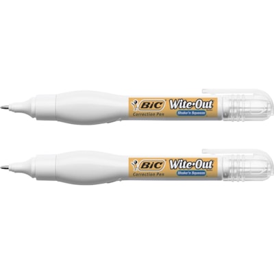 Wite-Out Shake 'N Squeeze Correction Pen - 0.27 fl oz (8 mL) - Fast-drying - 2 / Pack PEN  2PK 