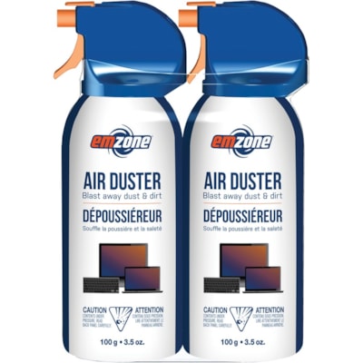 Empack Mini Air Duster 2-pack - For Computer, Electronic Equipment, Office Equipment, Automotive - 3.50 fl oz (103.51 mL) - 3.53 oz (100 g) - Ozone-safe, VOC-free, Residue-free, Moisture-free - Multi - 1 / Pack FOR COMPUTERS AND ELECTRONICS REMOVES DUST AND DIRT