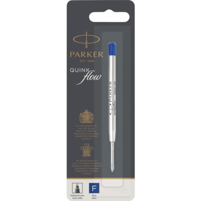 Parker Ballpoint Pen Refill - Fine Point - Blue Ink - 1 Each PARKER STAINLESS STEEL BALL 