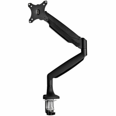 StarTech.com Desk Mount Monitor Arm, Heavy Duty Ergonomic VESA Monitor Arm Single 34" (19.8lb/9kg) Display, Articulating, C-Clamp/Grommet - VESA 75x75/100x100mm heavy-duty desk mount monitor arm for a single 32in (16:9) or 43in (32:9/ultrawide) display up to 9kg - Full motion ergonomic articulating  y desk mount monitor arm for a  single 32in (16:9)