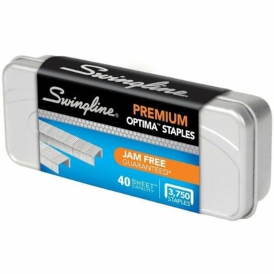 Swingline Swingline Optima Premium Staples - 210 Per Strip - 1/4" Leg - for Paper - Jam-free - 3750 / Box SERIES BY SWINGLINE  3750/BOX 