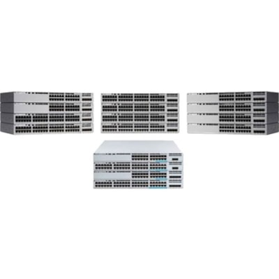 Cisco Catalyst C9200L-48T-4X Layer 3 Switch - 48 Ports - Manageable - Gigabit Ethernet, 10 Gigabit Ethernet - 10/100/1000Base-T, 10GBase-X - 3 Layer Supported - Modular - Twisted Pair, Optical Fiber - Rack-mountable  
