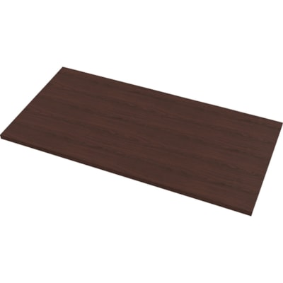Fellowes High-Pressure Laminate Desktop - Mahogany Rectangle, High Pressure Laminate (HPL) Top - 220 lb (99.79 kg) Capacity - 60" (1524 mm) Table Top Length x 30" (762 mm) Table Top Width x 30" (762 mm) Table Top Depth x 1.1" (28.70 mm) Table Top Thickness - Assembly Required - Mahogany - 1 Each  - Mahogany 