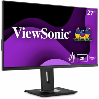 ViewSonic Graphic VG2755-2K 27" Class WQHD LED Monitor - 16:9 - 27" Viewable - In-plane Switching (IPS) Technology - LED Backlight - 2560 x 1440 - 16.7 Million Colors - 350 cd/m² - 15 ms - 60 Hz Refresh Rate - Speakers - HDMI - DisplayPort  MNTR 