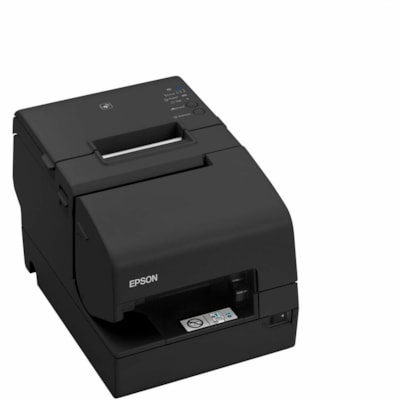 HP TM-H6000V Mobile Direct Thermal Printer - Monochrome - Portable - Receipt Print - USB - With Cutter - Black - 13.78 in/s (350 mm/s) Mono - ESC/POS, ePOS Emulation - Automatic Cutting - For PC R 