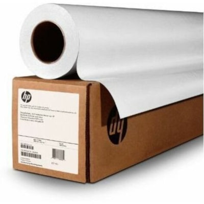HP 4-mil Double Matte Film, 3-in Core - 34in x 150ft - 86 Brightness - >41% Opacity - 34" (863.60 mm) x 150 ft (45.72 m) - 152 g/m² Grammage - Matte - Quick Drying, Smudge Resistant, Smear Resistant, Bleed Resistant, Durable, Tear Resistant, Recyclable - White - 1 / Unit 3-IN CORE  34 IN X 150 FT 121 MICRONS (4.8 MIL)