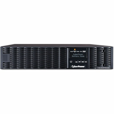 CyberPower UPS Systems OL3000RTXL2UN Smart App Online -  Capacity: 3000 VA / 2700 W - CyberPower OL3000RTXL2UN 3KVA Online UPS 2U sine wave LCD 100-125V RMCARD205 RT 3YR WTY  - Rack/Tower - Online Double Conversion -  Voltag
