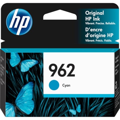 HP 962 Original Inkjet Ink Cartridge - Cyan - 1 Each - 700 Pages STANDARD YIELD 700 PAGES