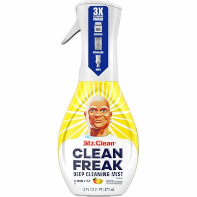 Mr. Clean Deep Cleaning Mist - 473.18 mL - Lemon Zest Scent - Easy to Use, Disinfectant, Deodorize - Multi - 1 Each 473ML  LEMON ZEST SCENT 