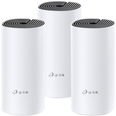TP-Link - Point d'accès sans fil Deco M4 Bi bande IEEE 802.11ac 1,17 Gbit/s - 2,40 GHz, 5 GHz - 2 x Antenne(s) interne - Interne - Technologie MIMO - 2 x Réseau (RJ-45) - Gigabit Ethernet - Bluetooth 4.2 - Bureau - 3  