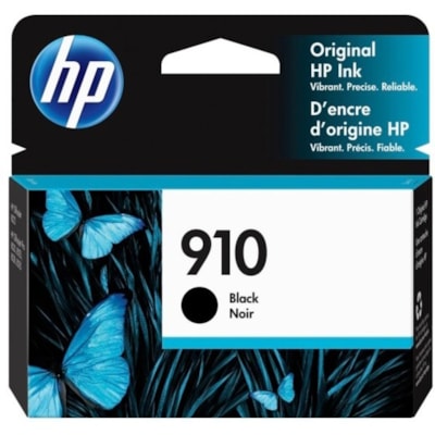 HP 910 Original Standard Yield Inkjet Ink Cartridge - Black - 1 Each - 300 Pages YIELD 300 PAGES 