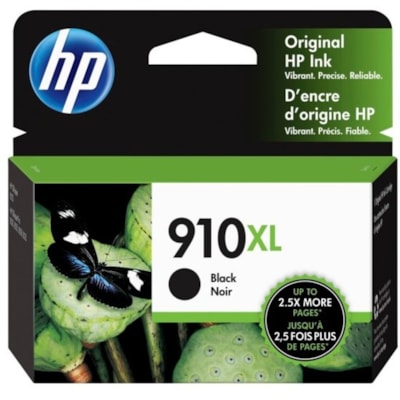 HP 910XL Original High Yield Inkjet Ink Cartridge - Black - 1 Each - 825 Pages HIGH YIELD 825 PAGES 