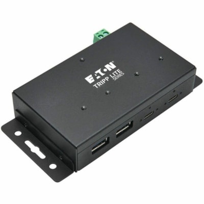 Tripp Lite series U460-2A2C-IND 4-Port Industrial-Grade USB 3.1 Gen 2 Hub - USB Type C - External - 4 USB Port(s) - 2 USB 3.0 Port(s) - UASP Support - PC, Mac B C & 2 USB-A USB 3.1 Gen 2 10 Gbps