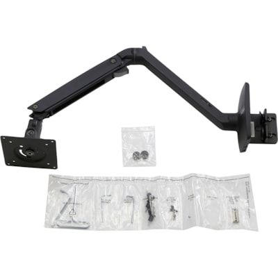 Ergotron Mounting Arm for Monitor - Matte Black - 1 Display(s) Supported - 34" Screen Support - 20 lb (9071.85 g) Load Capacity - 100 x 100, 75 x 75  MATTE BLACK 