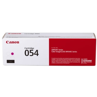 Canon 054 Original Laser Toner Cartridge - Magenta - 1 Pack - 1200 Pages  