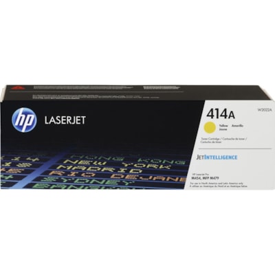 HP 414A (W2022A) Original Laser Toner Cartridge - Yellow - 1 Each - 2100 Pages STANDARD YIELD 2 100 PAGES