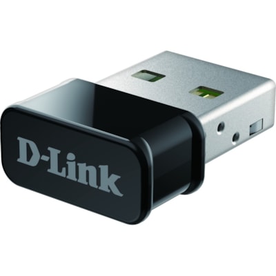 D-Link DWA-181 IEEE 802.11ac Wi-Fi Adapter for Desktop Computer, Notebook - USB 2.0 - 1.27 Gbit/s - 2.40 GHz ISM - 5 GHz UNII - External no USB Adapter - IEEE 802.11ac /n/g/a compliant - D