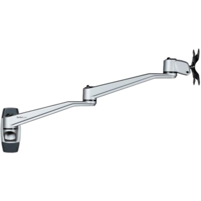 StarTech.com Wall Mount Monitor Arm, Articulating/Adjustable Ergonomic VESA Monitor Arm (20" Long), Display up to 34" (30.9lb/14kg) - VESA 75x75/100x100mm articulating wall mount monitor arm for a single display up to 34 inch (30.9lb/14kg) - Tilt/swivel/360 rotating screen - Arm reaches 20.5in and f  MNT 