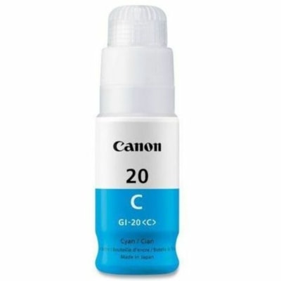 Canon GI-20 Cyan Ink Bottle - Inkjet - Cyan  for select Canon PIXMA MegaTa nk printers