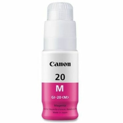 Canon GI-20 Magenta Ink Bottle - Inkjet - Magenta -based Magenta ink formulation  for long lasting co