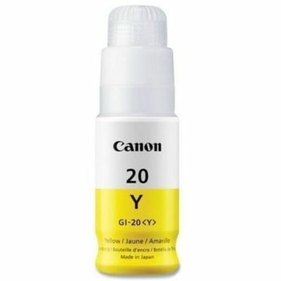 Canon GI-20 Yellow Ink Bottle - Inkjet - Cyan  