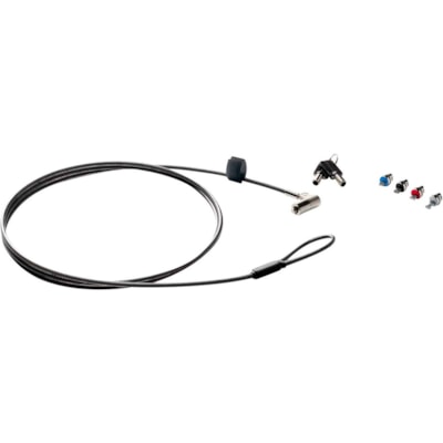 HP Cable Lock - 6 ft (1.83 m) Cable - Keyed Lock - Galvanized Steel ...