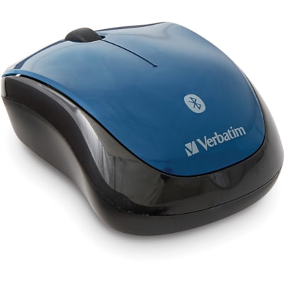Verbatim Bluetooth® Wireless Tablet Multi-Trac Blue LED Mouse - Dark Teal - Blue LED/Optical - Wireless - Bluetooth - Dark Teal - 1600 dpi - 3 Button(s) - Symmetrical - 1 Each MULTI-TRAC LED BLUE
