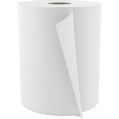 Cascades PRO - Rouleau universel d'essuie-mains PRO Select 1-pli, Blanc, 600', 12/CT - 1 Pli - largeur de 7,80 po (198,12 mm) x longueur de 600 pi (182,88 m) - Blanc - Papier - 12 / Carton WHITE HAND PAPER TOWEL 12/CT 