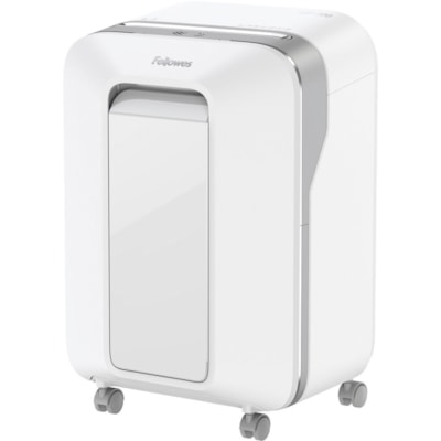 Fellowes Powershred LX200 100% Jam Proof Micro-cut Shredder - Continuous Shredder - Micro Cut - 12 Per Pass - for shredding Paper, Paper Clip, Credit Card, Staples, Junk Mail - 0.2" (3.97 mm) x 0.5" (12.70 mm) Shred Size - P-4 - 10 Minute Run Time - 15 Minute Cool Down Time - 22.71 L Wastebin Capaci P4. 9" THROAT. 5.8 GAL 10MIN ON/15MIN OFF.1080' T/PUT