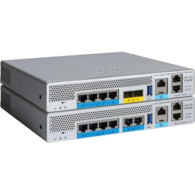 Cisco Catalyst 9800-L 802.11ax Wireless LAN Controller - 2.40 GHz, 5 GHz - 4 x Network (RJ-45) - 2.5 Gigabit Ethernet, 10 Gigabit Ethernet - Rack-mountable  ControllerFiber Uplink suppor t  IEEE 802.11a/b/g/
