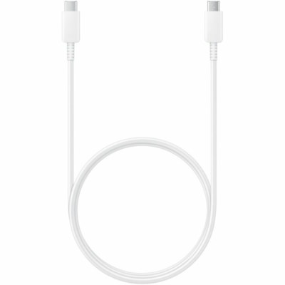 Samsung USB Type-C to Type-C Cable - 3.3 ft (1 m) USB-C Data Transfer Cable - First End: 1 x USB 2.0 Type C- Male - Second End: 1 x USB 2.0 Type C- Male - White  CABL 