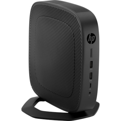 HP t640 Thin Client Ryzen R1505G Dual-core (2 Core) 2.40 GHz  - 4 GB RAM DDR4 SDRAM - 16 GB Flash Radeon Vega 3 Graphics - Gigabit Ethernet - HP ThinPro - IEEE 802.11ac - DisplayPort - VGA - Network (RJ-45) - 7 Total USB Port(s) - 2 USB 2.0 Port(s) - USB Type-C - 45 W  