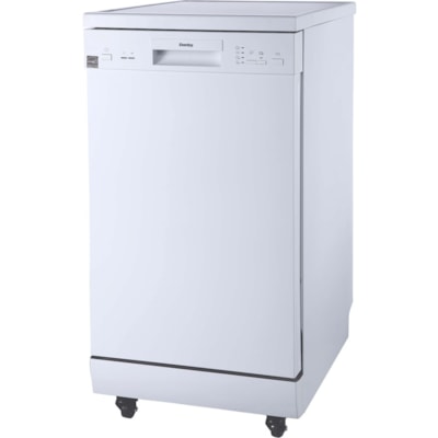 Danby 18" Portable Dishwasher - 18" (457.20 mm) - Portable - 8 Place Settings - 13.20 L Capacity - 4 Programmes - 52 dB - White  