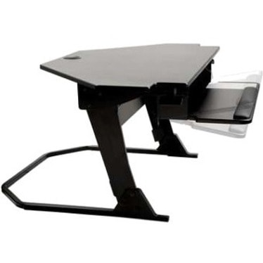 3M Precision Standing Desk for Corner Desk - 42 lb (19050.88 g) Load Capacity - 31.20" (792.48 mm) Height x 42" (1066.80 mm) Width x 6.20" (157.48 mm) Depth - Desktop - Black 42" IN X 23.7 IN BLACK